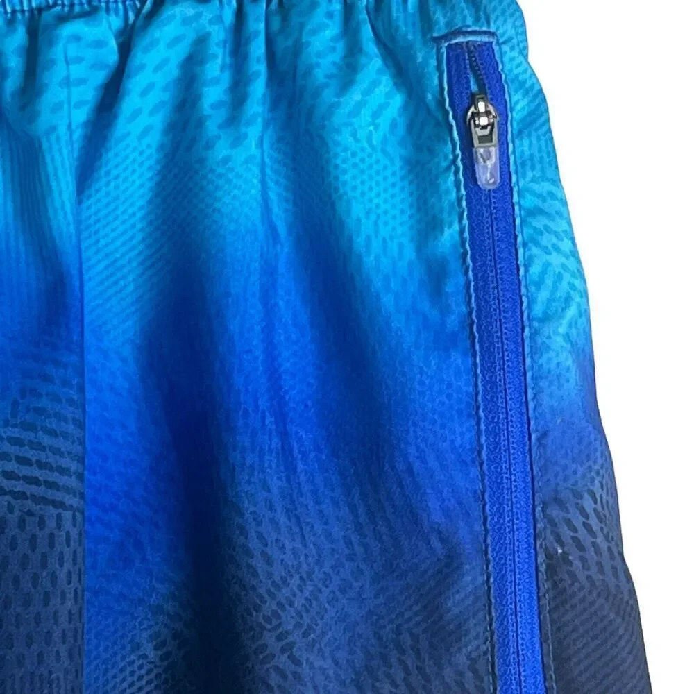 Nike Men's Size XL Liquid Haze Water Shedding Swim Trunks Tie Dye Blue Green